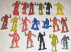 Vintage Mpc Plastic Pirates   Other Soldier Figures In Various Colors Lot Of 18