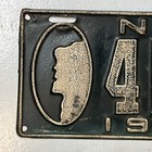 New Hampshire License Plate Antique 1926 Old Man In Mountain