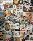 Lot 100 1930s-1960s Small Ads   Cutouts ephemera collage junk Journals scrapbook