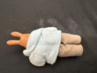 Vintage Shackman Bisque Rabbit Beatrix Potter 1979 Figurine Felt Clothes 5 