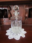 Vintage Whiskey Decanter With Stopper Atlantis Crystal Square 10  Excellent