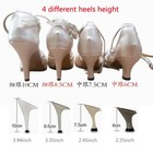 Ladies Party Ballroom Latin Tango Salsa Dance Heels Shoes Sandals Us 5-9 3colors