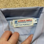 Vintage Usps Postal Service Us Mail Button Shirt Short Sleeve Sz 16 Pinstripe