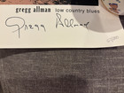 Mint- Gregg Allman Signed And Numbered Low Country Blues Poster   67 Of 300