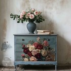 Redesign Prima Ethereal Rosebush A1 Fiber Decoupage Paper Furniture 23 4x33 1 In