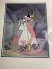 Disney Framed Sericel    a Lovely Dress For Cinderella    W  Coa