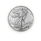 Gem Bu 2023 Silver Eagle Dollar 1 Oz  999 Fine Silver Air-tite Coa