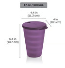 Tupperware Impressions Tumbler Set Of 2 Purple New
