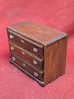 Dollhouse Dresser 3 Drawer Wood Deep Miniature Furniture  Scale In Pictures