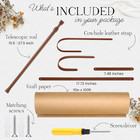15 5 Inch Kraft Paper Roller Holder Wall Mount Roller Dispenser With 30 Meter Kr