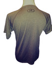 Under Armour Youth Large Heather Grey Gray Shirt T-shirt Black Logo Measurements