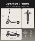 Navee St3 25mph Electric Scooter For Adults  37 Miles Range  10  Tires  Commuter