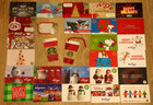 Christmas Themed Gift Card -lot Of 88 Diff -each Pictured -collectible -no Value