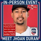 Jhoan Duran Autographed Rawlings Omlb Baseball Philadelphia Phillies Twins