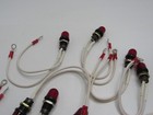 15 Dialco Through Panel Neon Red Indicator Light Assembly 181-8836-09-553  t3