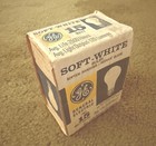 Vintage Ge 15w Soft White Light Bulbs 2 Pack Paper Sleeve New Old Stock