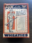 1942 Wheaties Cereal Box Very Rare Box Empty War Time Wwii
