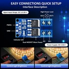 6 Pcs Dual High-power Mosfet Trigger Switch Drive Module  Upgrade Blue
