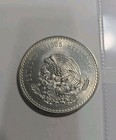 1948 Mexico 5 Pesos Silver Coin Cinco Pesos Cuauhtemoc 30 Grams  900 Silver   1 