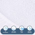 Utopia Bedding 220 Gsm Terry Mattress Protector  Waterproof Premium