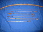 Rare African Tribal Bow   Arrows From 1992 Angolan Civil War Era  With Document