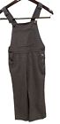 Zara Little Girls Houndstooth Pattern Overalls In Gray brown Size 9