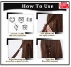 50pcs Silver Hair Jewelry For Braids Dreadlocks Hair Cuffs Beads Charms For Wome