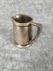 Vintage 1968 Hotel Statler Silver Soldered Creamers Pair International Silver Co