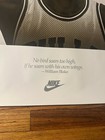 Michael Jordan Wings Nike Poster 1989 Original Vintage Sheet 72x23  