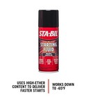 Sta-bil Starting Fluid - Prolongs Starter Life - Upper 11 Oz   each   Red 