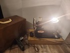 Antique Singer  Fashion Sewing Machine Works Vtg With Case Estimated Pre 1930s