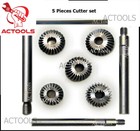 New Valve Seat Carbon Steel Face Hcs Cutter 5 Pcs Set For Vintage Cars And Bikes
