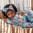 Realistic Lifelike Reborn Baby Dolls 18 Inch Black Girl Newborn Real Life Gifts