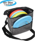 Cadet Disc Golf Bag  Portable Waterproof Bag With 10 One Size  Grey 