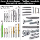 15x Screws Bolt Extractor Set W  Reverse Drill Bit Ez Out Stripped Screw Nut Set