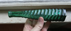 Pretty Teal Green S p  stickney   Poor  Spiral Ring 6 Sided Peppersauce Bottle