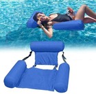 Floating Inflatable Swimming Pool Chair Relaxing Seat Water Bed Lounge Air Sofa