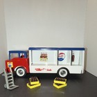 Pepsi Delivery Truck Blue Red White With Crates Dolly Original Box Soda Theme