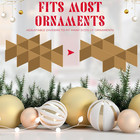 Christmas Ornament Storage Container Box  Adjustable Dividers- Large Christmas B