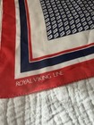Royal Viking Line Polyester Scarf Free Shipping Retro