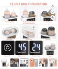 12-in-1 Baby Bottle Warmer Double Bottle Fast Milk Food Heater Lcd Display