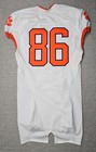 Clemson Tigers Football Jersey Mens 42 L White Game Worn Team Issued Nike  86