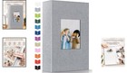 Versatile 4x6 Photo Album With Slip-in Design And Linen Cover For All Occasions