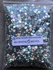 5000pcs 4mm Flatback Crystal Ab 14 Facets Resin Round Rhinestone Beads Accessory
