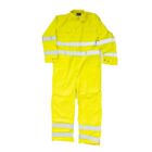 Used Flame Resistant Hi-visibility Coveralls Yellow Cintas Redkap Unifirst G k