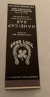 Vintage Matchbook Cover Matchcover Handicap Bar San Antonio Tx