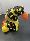 Winnie The Pooh Halloween Witch Pumpkin 7  Bean Bag Mini Plush Disney Store Rare