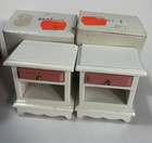 Vintage Dollhouse Furniture Wooden Miniature Lot Of 6 Pieces Concord   Town Sq