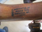Vtg Handmade Wooden Dogpull Toy Michaud Hagersville Ontario Canada