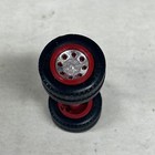 Vintage 1987 Hess Toy Truck Parts Rear Axles Wheels Tires
